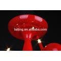 Lustre moderne de cygne rouge d&#39;art de lumière de lustre de décoration de lustre pour le restaurant